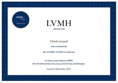 inside lvmh certificate 2023|inside lvmh worth it.